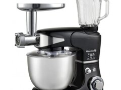 Robot de bucatarie multifunctional All-in-one Hausberg HB-7605, 1000 W, mixer/blender/tocat carne, N